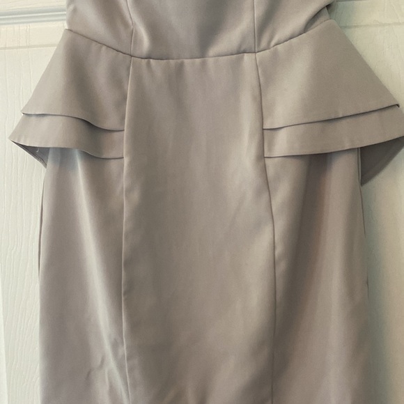 Womens size 2 H&M gray strapless dress - Picture 3 of 10
